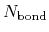 $N_{\rm bond}$