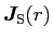 $\displaystyle {\boldsymbol J}_{\rm S}(r)$